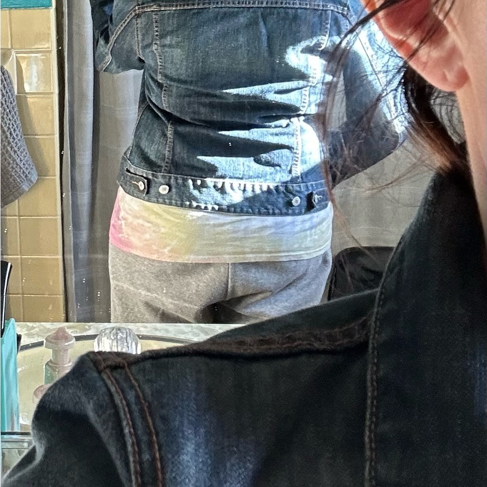 Dark Blue Denim Jacket Lucky Brand - Picture 9 of 10